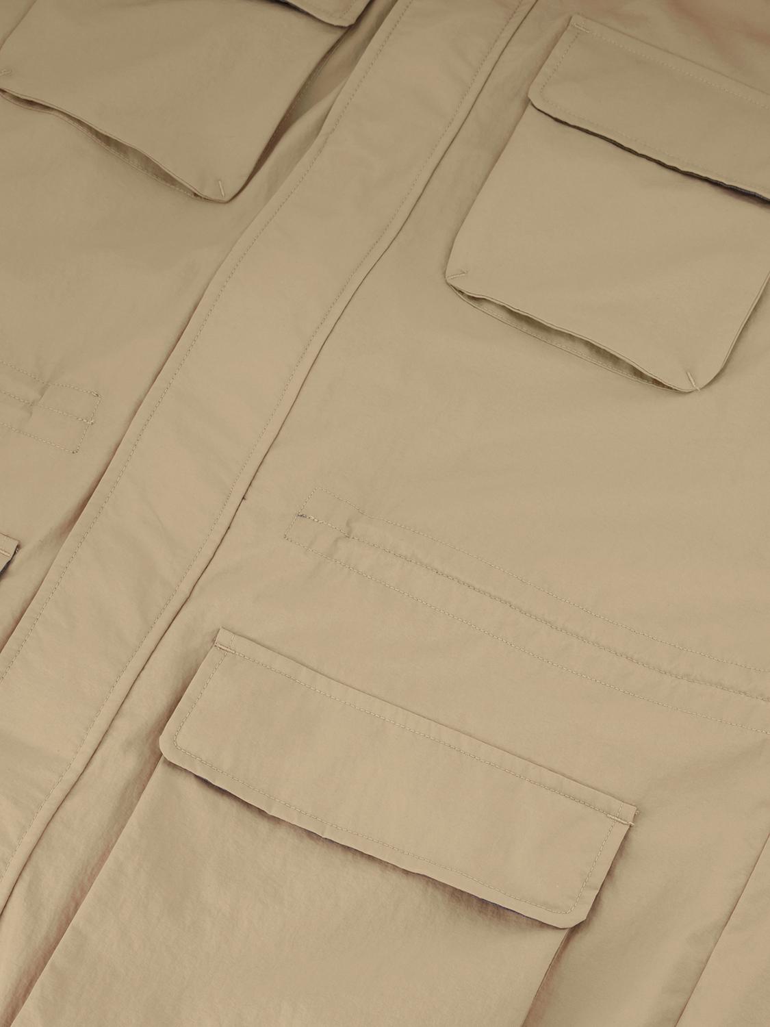 Veste Homme Col montant Beige JAMALVES