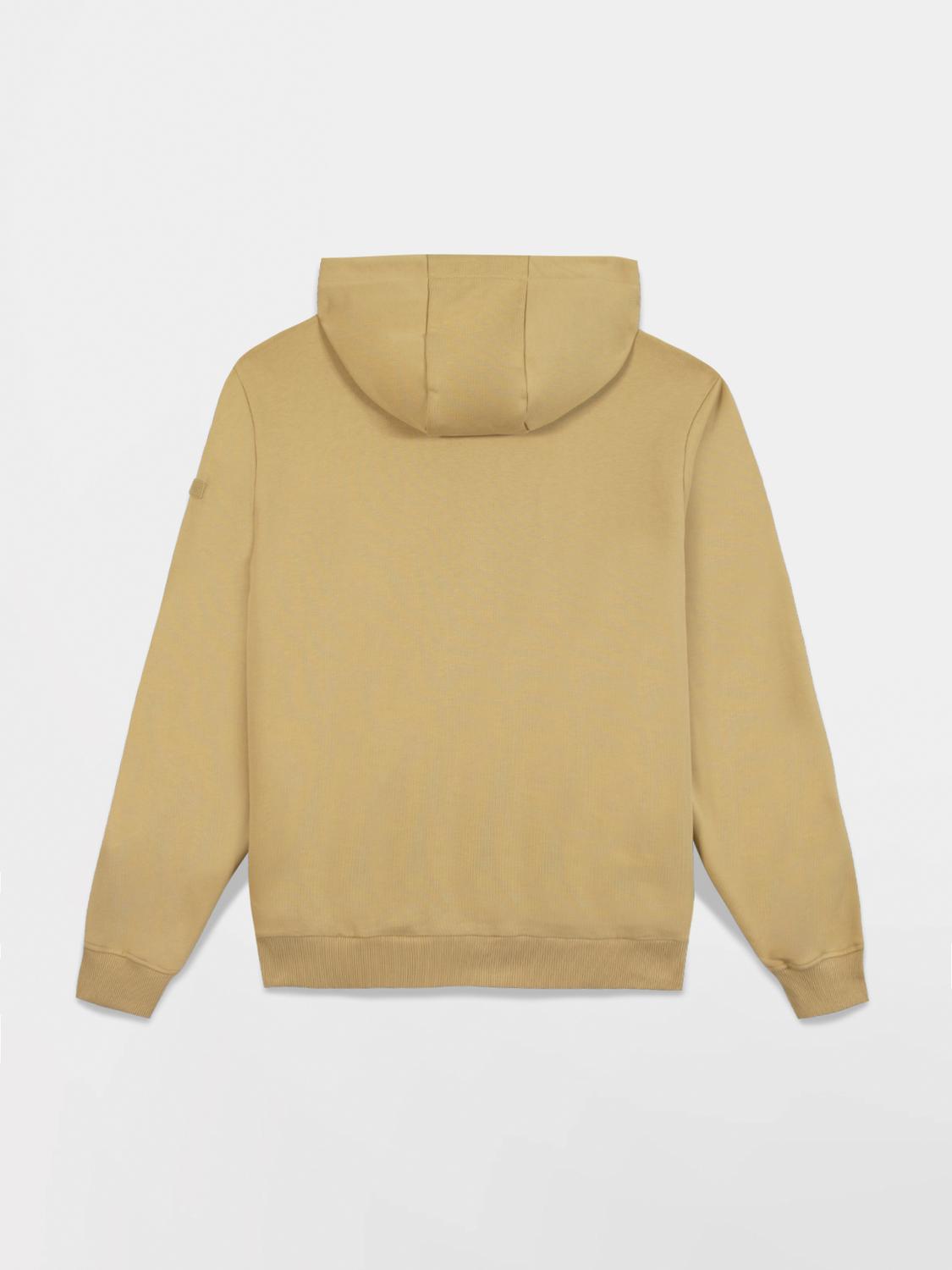 Sweat zippé Manches Longues Beige JULINZIP