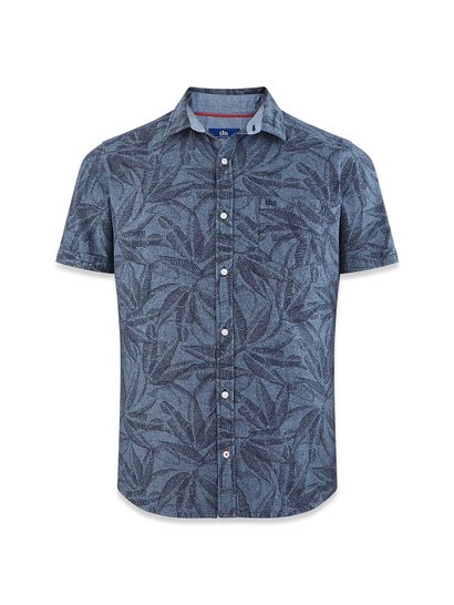 Chemise Homme Manches Courtes Chambray