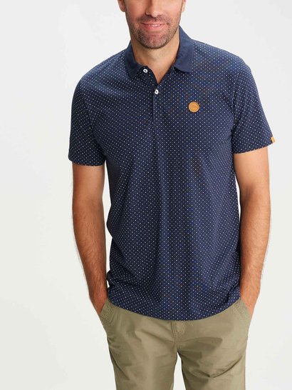 Polo Homme Jersey de Coton Marine