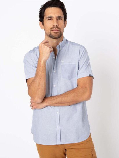 Chemise Homme Manches Courtes Chambray