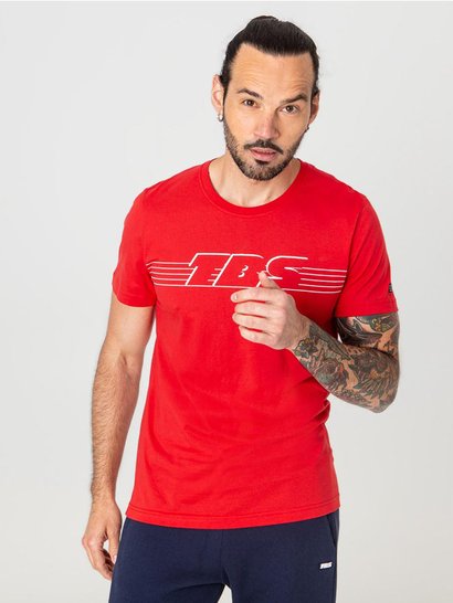 Tee-Shirt Homme Logo Tbs Rouge