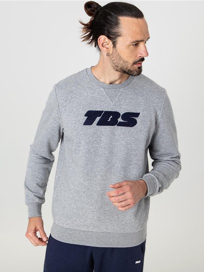 Sweat Homme Col Rond Gris