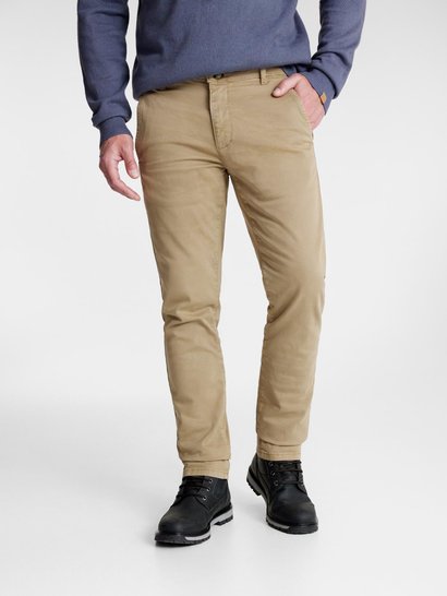 Pantalon Chino Homme Coton Biologique Beige