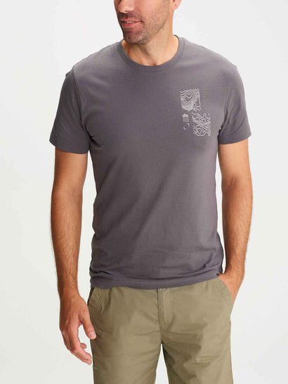 Tee Shirt Homme Coton Biologique Gris