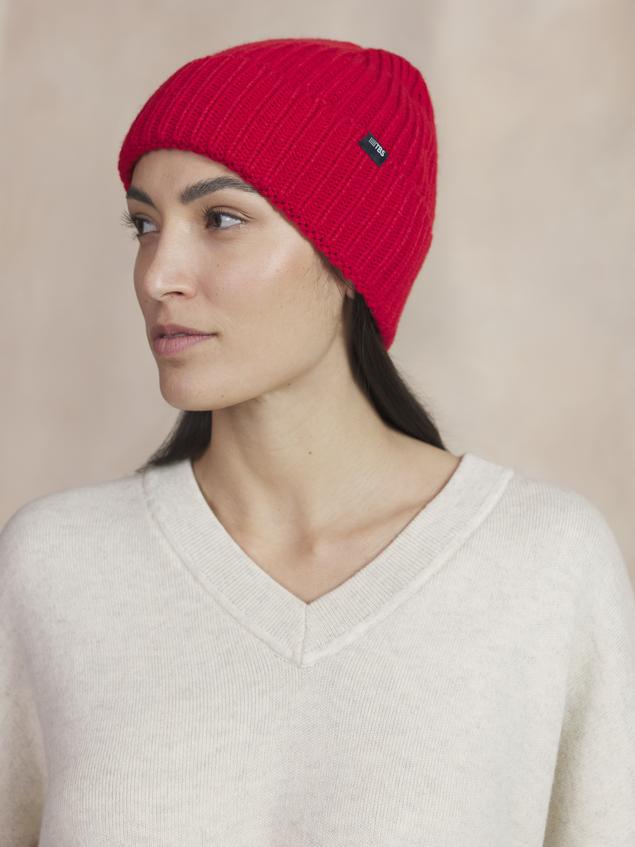 Bonnet Mixte Textile Vermillon MANUBON