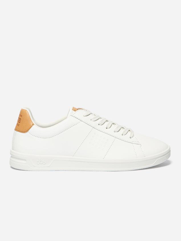 Baskets Femme Fabrication Française Cuir Blanc FELICIE