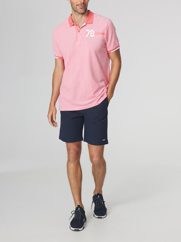 Polo Homme Coupe Ajustée Piqué Rouge JERODPOL