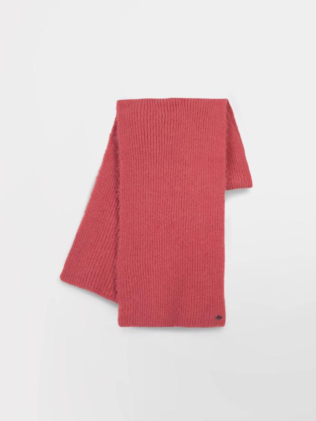 Echarpe Femme Tricot Matière Recyclée Rose JELICHA
