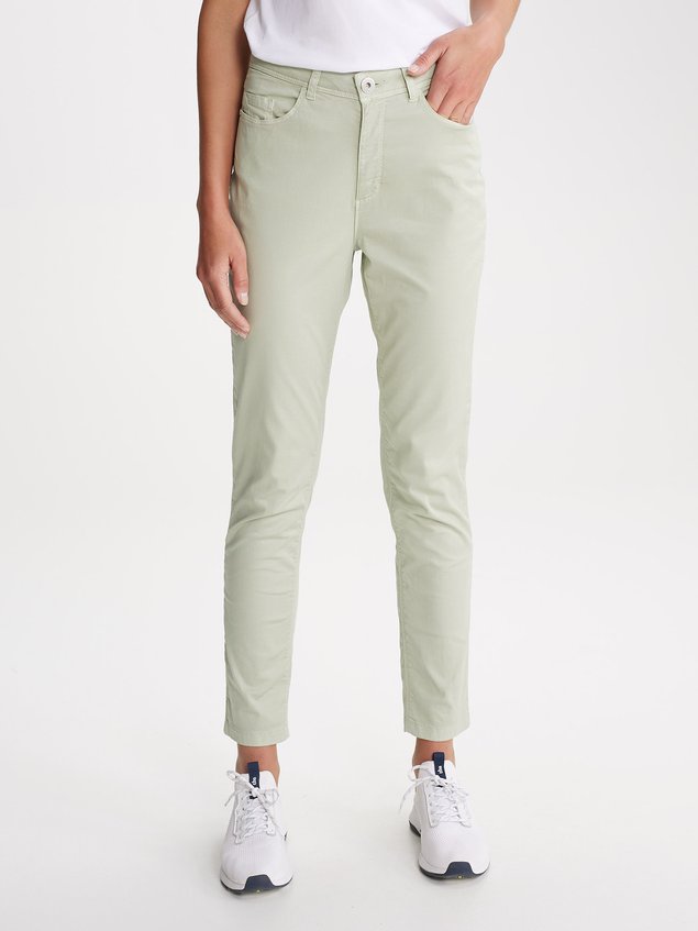 Pantalon Femme 7/8 Coton Bio Vert