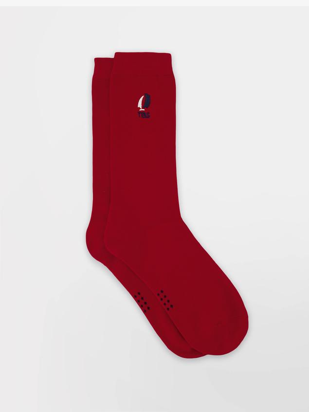 Chaussette Homme Textile Vermillon GARYSOCK