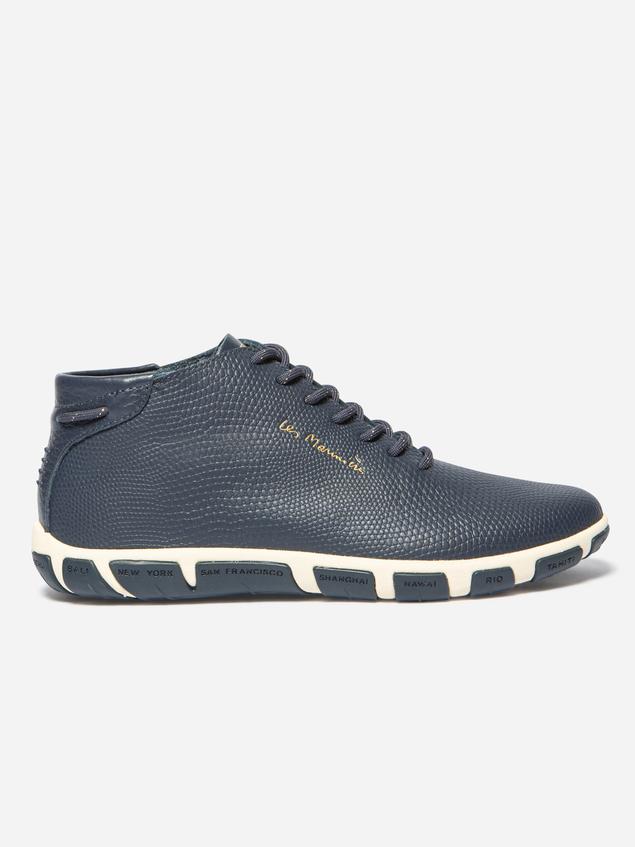 Tennis Montantes Femme Confort Bleu JUHAYNA