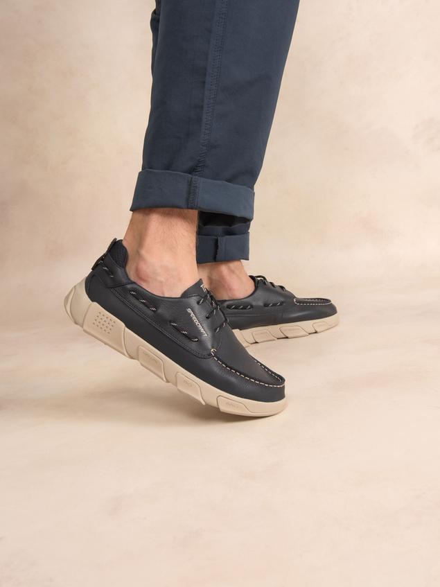 Chaussures bateau homme navy JAZZSEA