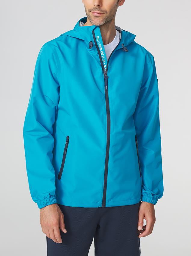 Coupe-Vent Homme Imperméable A Capuche Marine WINDOBLO