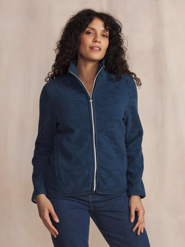 Gilet Minuit Manches Longues Bleu LILLYZIP