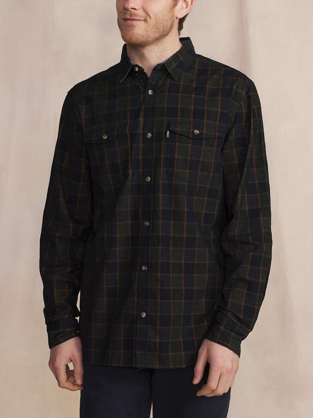 Chemise Trefle Manches Longues Vert FLAYDCHE