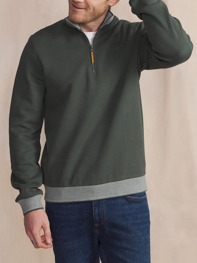 Sweat Camionneur Homme Vert LOANNCAM