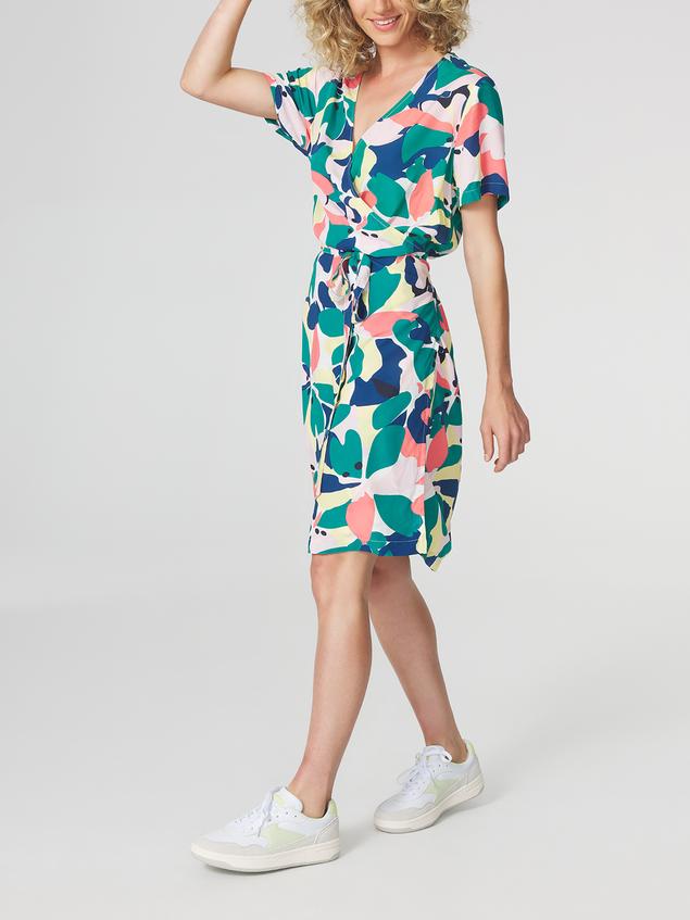 Robe Femme Imprimés Exclusif TBS Vert AGLEAROB