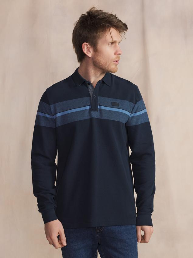 Polo Marine Manches Longues Bleu NIMIRPOL