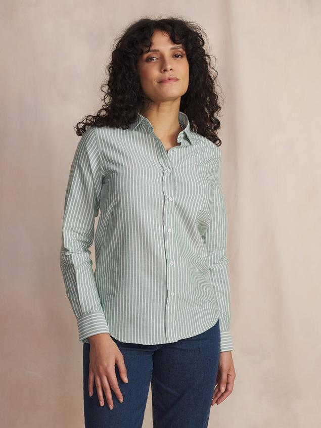 Chemise Aloe Manches Longues Vert ROZZICHE