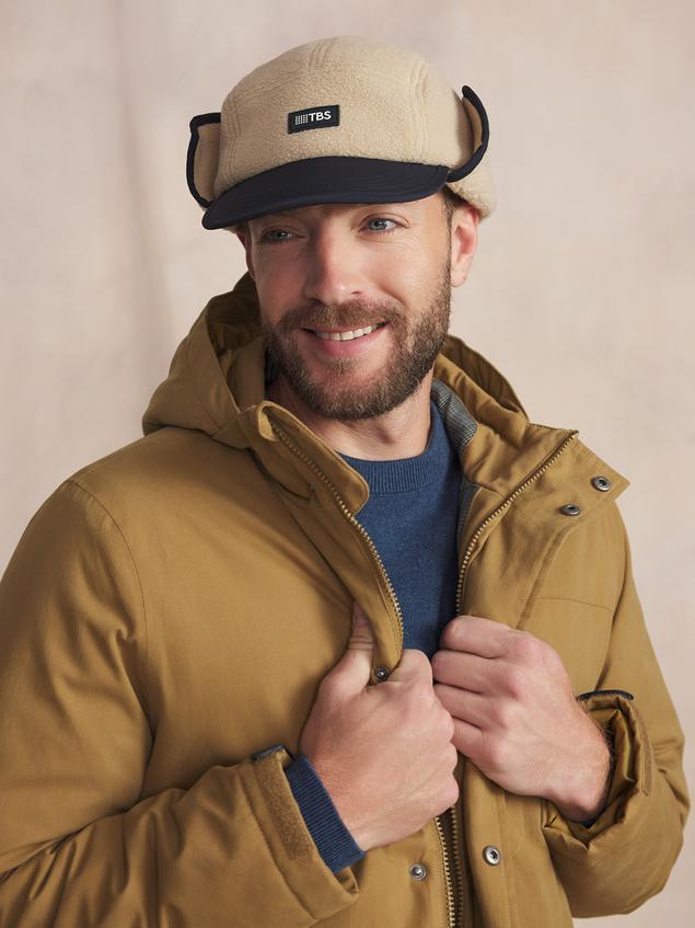 Casquette Polaire Beige + Navy POLARCAP