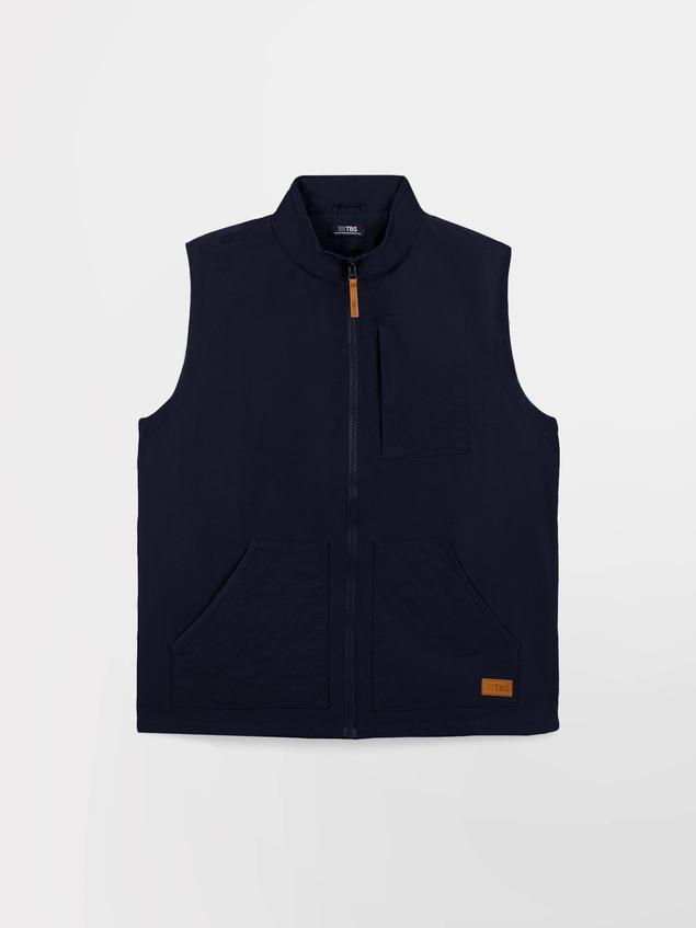 Blouson homme sans mache bleu marine OLBINSAN