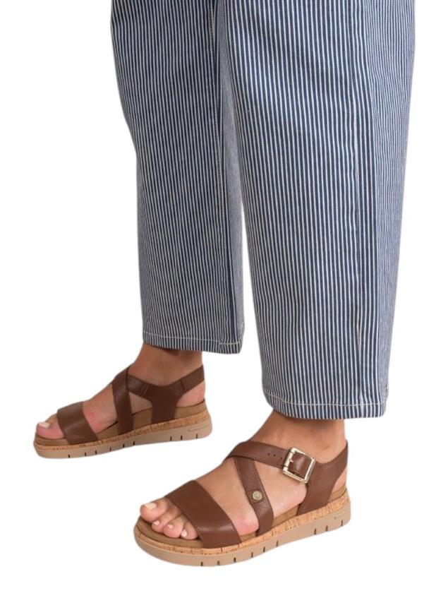 Women's flat sandals Brown ZOELENN
