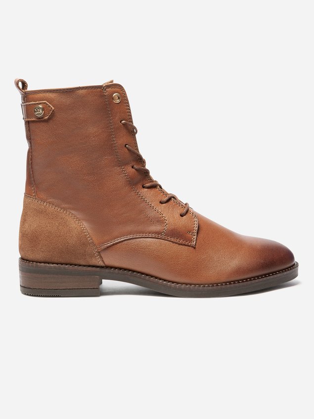 Bottines Femme Cuir Intérieur Cuir Marron FLORINA