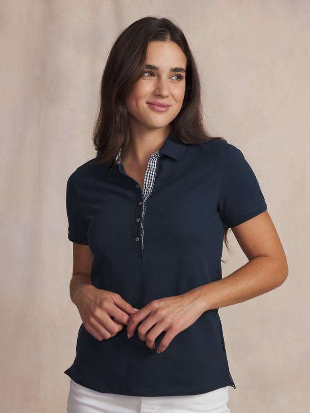 Polo femme navy LIZZIPOL