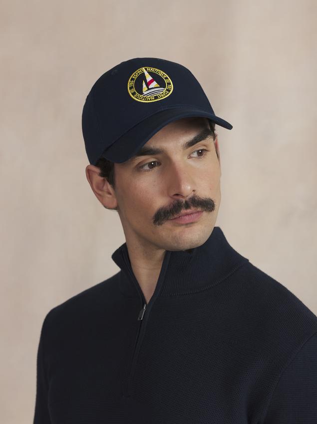 Casquette Homme Textile Marine et Voile ELIOCAP