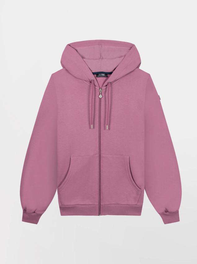 Sweat à capuche Zip Pivoine Debrazip