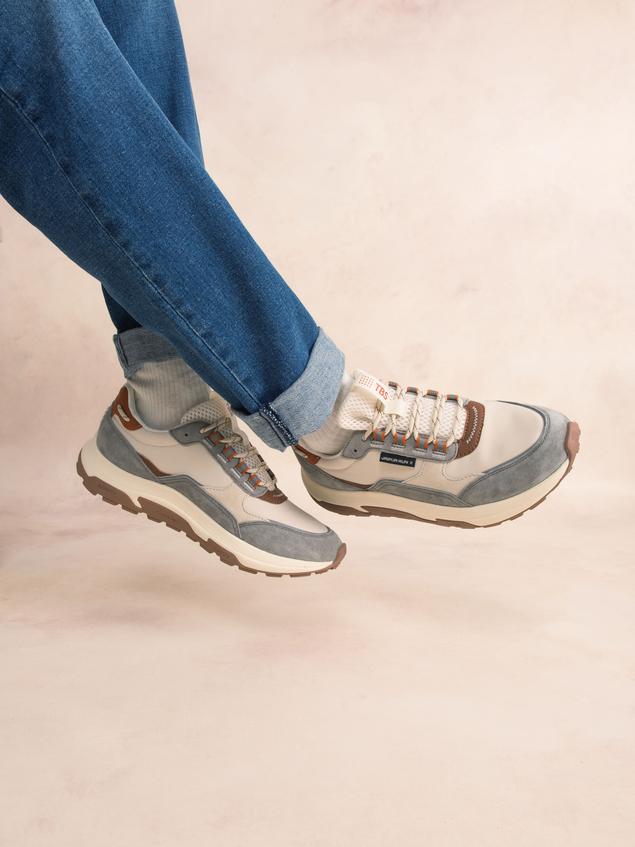 Running homme creme et canelle JONASSE