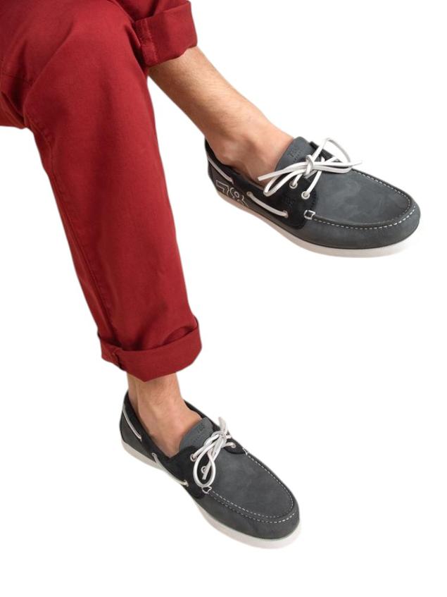 Chaussures bateau homme saphir et navy PHENN