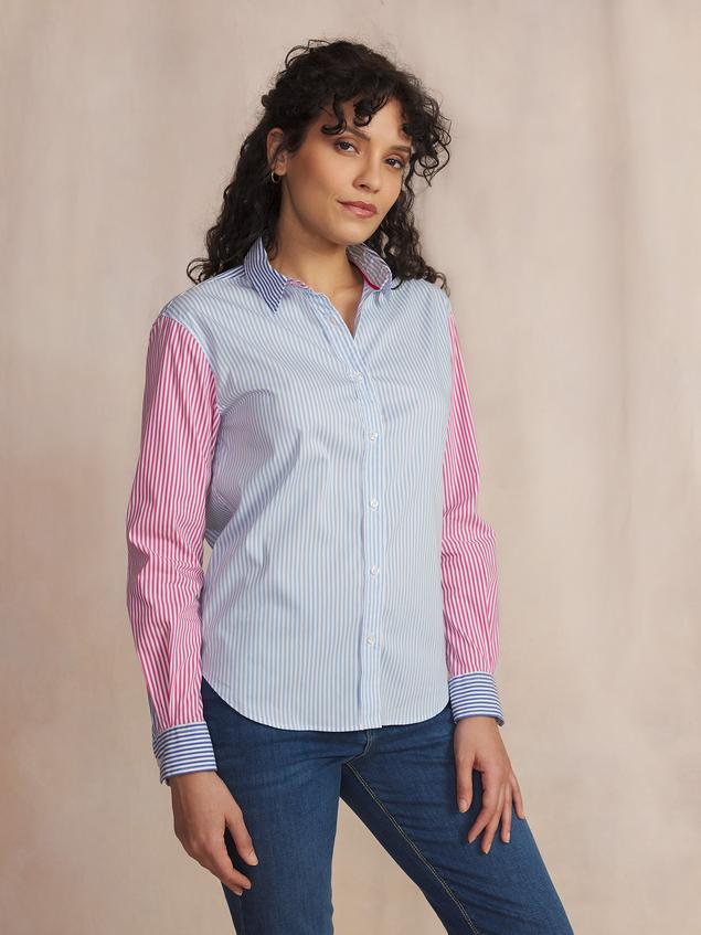 Chemise Multico Manches Longues Jaune MAGUICHE
