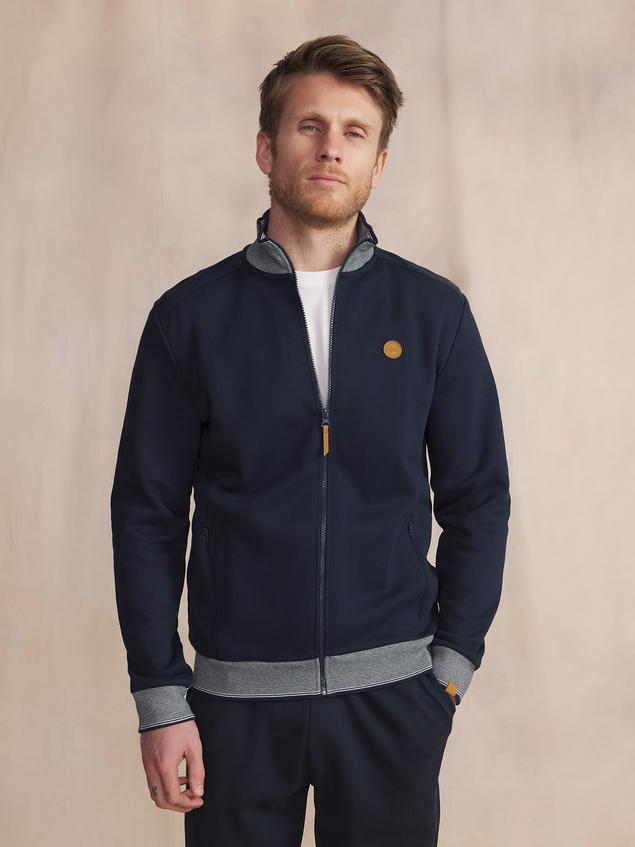 Gilet Homme Col Montant Bleu LOANNGIL