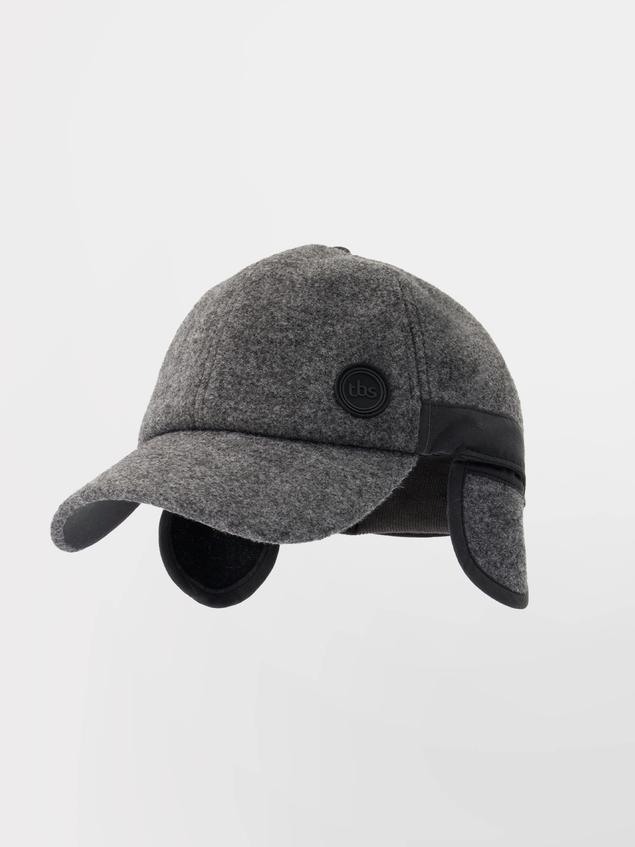 Casquette Homme Oreilles Polaire Grise TEKOPAS