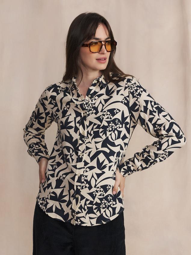 Chemise Manches Longues Bleu LESLICHE