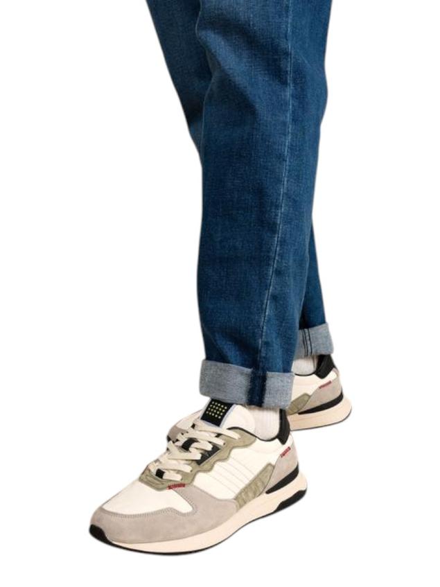 Running homme off-white et kaki DYTTIKO