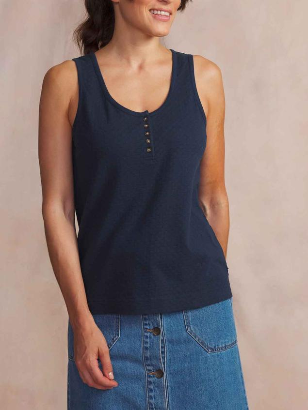 Tee-shirt en maille femme navy ROMMYDEB