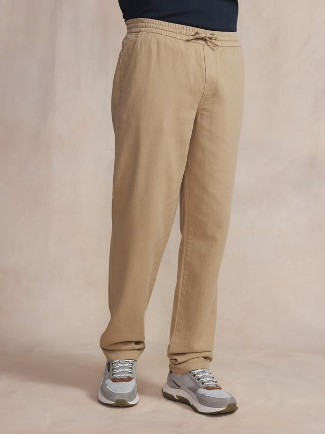 Pantalon jogging homme beige FILEPJOG