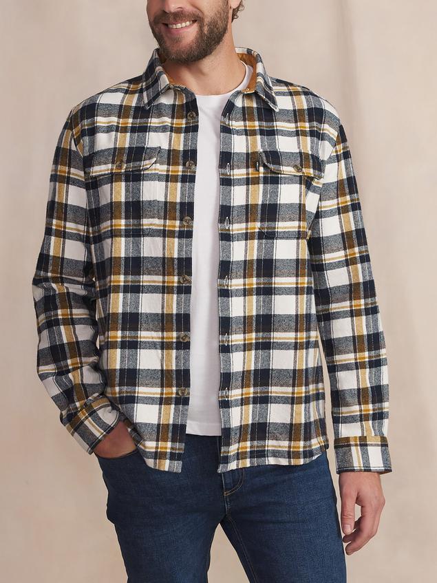 Surchemise Havane Manches Longues Marron ACTUASUR