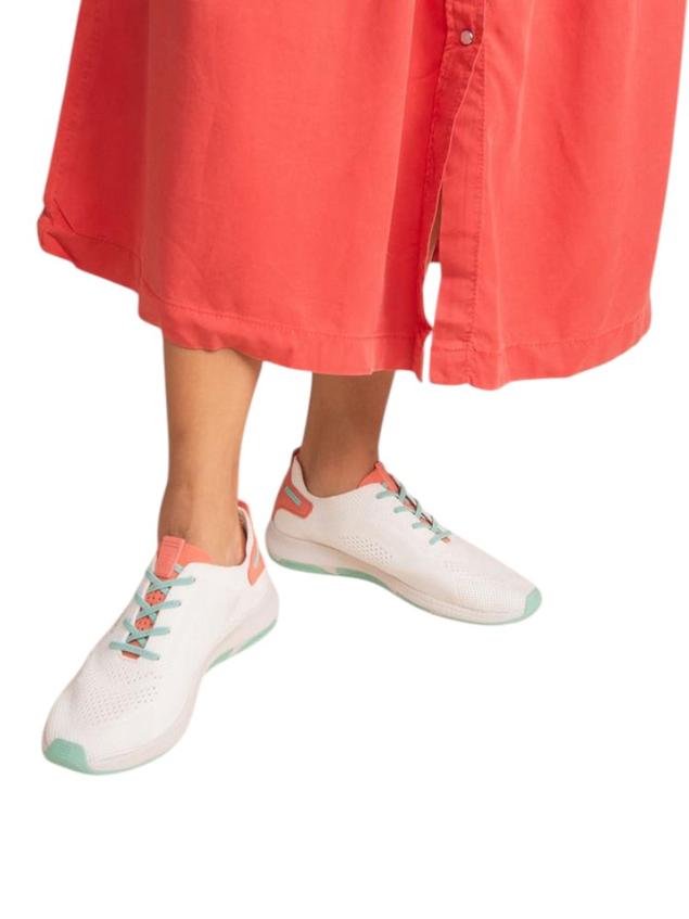 Women's running shoes White Peach Opaline JAZWAVE