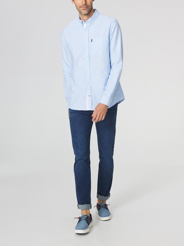 Chemise Homme Coupe Regular Bleu ETENDCHE