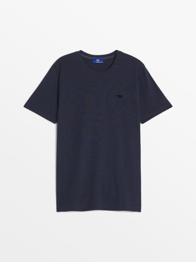 Tee-shirt en maille homme marine PIERETEE