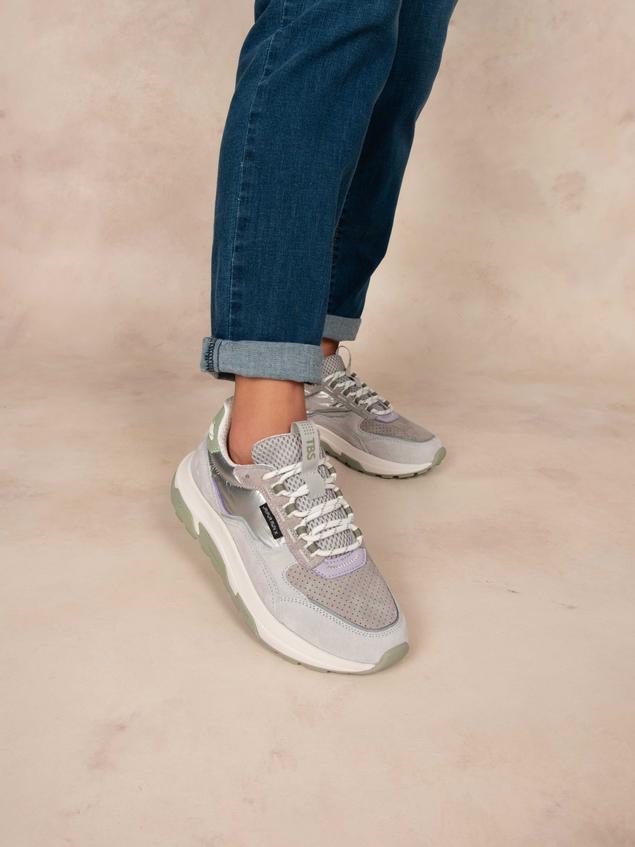 Running femme gris et argile JAZONNE