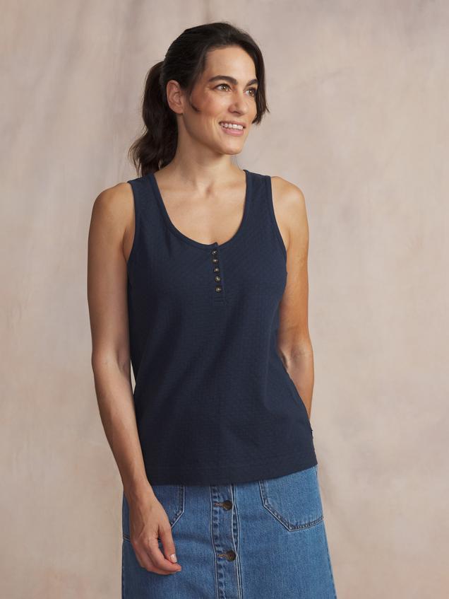 Tee-shirt en maille femme navy ROMMYDEB