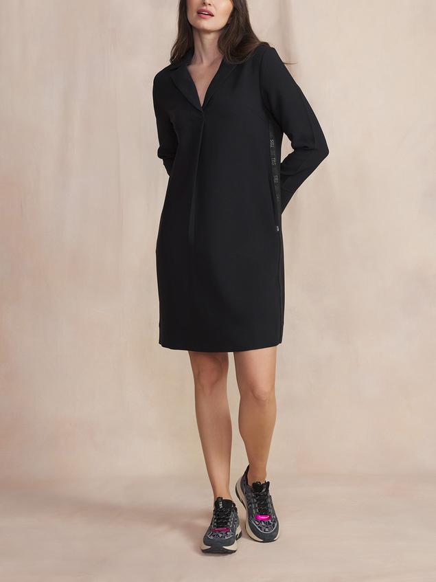 Robe Noir Manches Longues Noir NOLWEROB