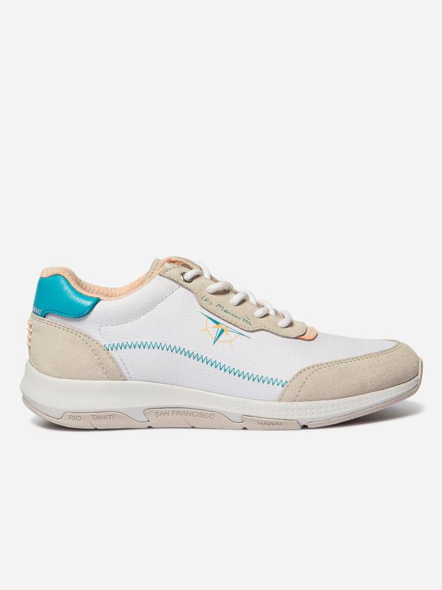 Women's running shoes White and Quartz JAZFOIL