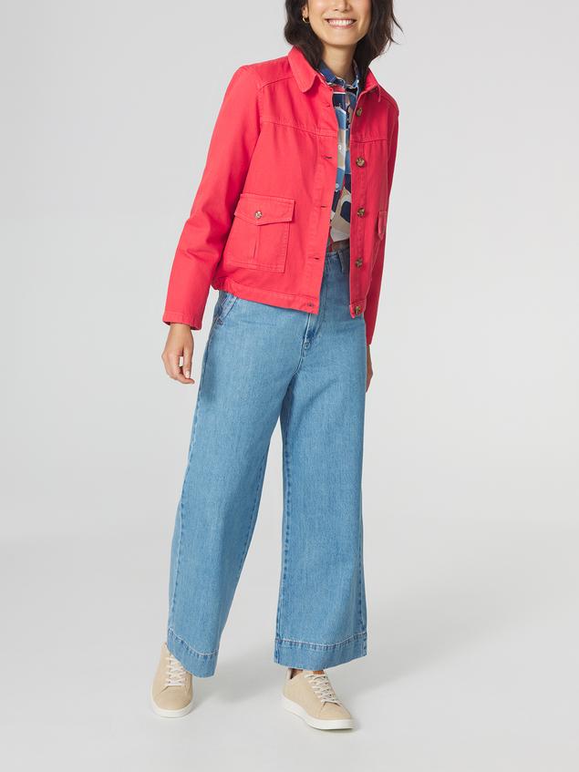 Veste Femme Boutonnée Rose MADIEVES