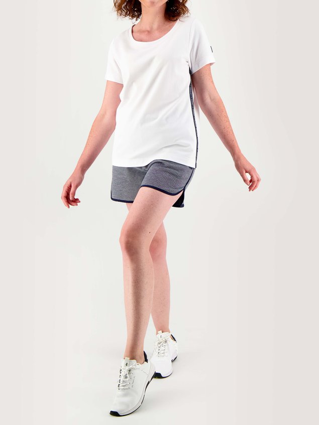 Tee Shirt Femme Pratique Sportive Blanc